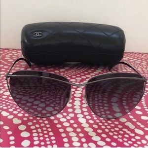 Chanel cat eye sunglasses